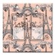 Printed Decora 2 Gang Rocker Style Switch with matching Wall Plate - Eiffel Tower with Bicycles