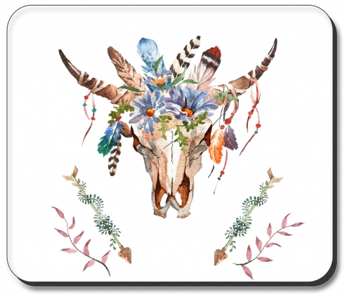 Bull and Flowers - #3095