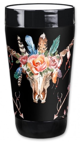 Bull Skull Flowers & Arrows - #3097