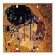 Printed 2 Gang Decora Duplex Receptacle Outlet with matching Wall Plate - Klimt: The Kiss II