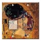 Printed 2 Gang Decora Switch - Outlet Combo with matching Wall Plate - Klimt: The Kiss II