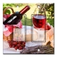 Printed Decora 2 Gang Rocker Style Switch with matching Wall Plate - Wine and Bread II