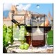 Printed Decora 2 Gang Rocker Style Switch with matching Wall Plate - Wine by the Castle
