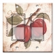 Printed Decora 2 Gang Rocker Style Switch with matching Wall Plate - Apples
