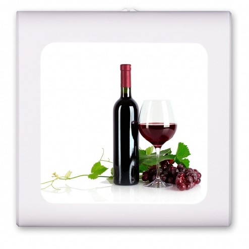 Red Wine with White Background - #3116