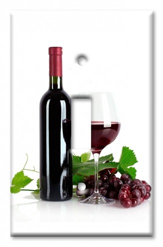 Red Wine with White Background - #3116