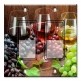Printed Decora 2 Gang Rocker Style Switch with matching Wall Plate - Wine with Grapes