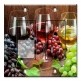 Printed 2 Gang Decora Switch - Outlet Combo with matching Wall Plate - Wine with Grapes