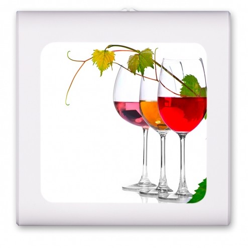 Wine Glasses on White Background - #3121