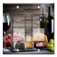 Printed Decora 2 Gang Rocker Style Switch with matching Wall Plate - Red Wine and Cheese