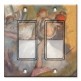Printed Decora 2 Gang Rocker Style Switch with matching Wall Plate - Degas: Ballet Dancers