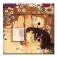 Printed 2 Gang Decora Switch - Outlet Combo with matching Wall Plate - Klimt: Mother and Child
