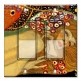 Printed Decora 2 Gang Rocker Style Switch with matching Wall Plate - Klimt: Sea Serpents III