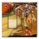 Printed 2 Gang Decora Switch - Outlet Combo with matching Wall Plate - Klimt: Sea Serpents III