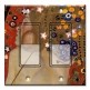 Printed Decora 2 Gang Rocker Style Switch with matching Wall Plate - Klimt: Sea Serpents IV