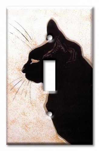 Art Plates - Decorative OVERSIZED Switch Plates & Outlet Covers - Les Chats