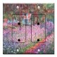 Printed 2 Gang Decora Duplex Receptacle Outlet with matching Wall Plate - Monet: The Artist's Garden