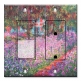 Printed 2 Gang Decora Switch - Outlet Combo with matching Wall Plate - Monet: The Artist's Garden