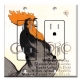 Printed 2 Gang Decora Duplex Receptacle Outlet with matching Wall Plate - Cocorico