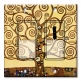Printed Decora 2 Gang Rocker Style Switch with matching Wall Plate - Klimt: Tree of Life