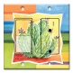 Printed 2 Gang Decora Switch - Outlet Combo with matching Wall Plate - Cactus II