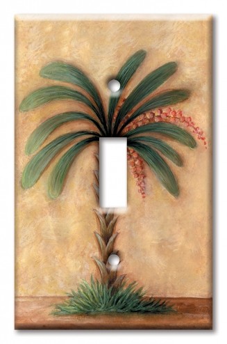 Art Plates - Decorative OVERSIZED Switch Plates & Outlet Covers - Palm