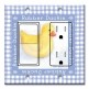 Printed 2 Gang Decora Switch - Outlet Combo with matching Wall Plate - Rubber Ducky