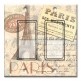 Printed Decora 2 Gang Rocker Style Switch with matching Wall Plate - Paris III