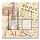 Printed Decora 2 Gang Rocker Style Switch with matching Wall Plate - Paris III
