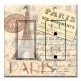 Printed 2 Gang Decora Switch - Outlet Combo with matching Wall Plate - Paris III