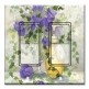 Printed Decora 2 Gang Rocker Style Switch with matching Wall Plate - Sweet Pea Body Lotion