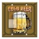 Printed 2 Gang Decora Switch - Outlet Combo with matching Wall Plate - Cold Beer
