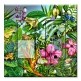 Printed 2 Gang Decora Switch - Outlet Combo with matching Wall Plate - Frog Party