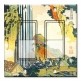 Printed Decora 2 Gang Rocker Style Switch with matching Wall Plate - Hokusai: Kirifuri Waterfall