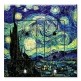 Printed 2 Gang Decora Duplex Receptacle Outlet with matching Wall Plate - Van Gogh: Starry Night