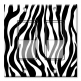 Printed Decora 2 Gang Rocker Style Switch with matching Wall Plate - Zebra Print