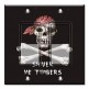 Printed Decora 2 Gang Rocker Style Switch with matching Wall Plate - Shiver Me Timbers