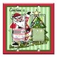 Printed Decora 2 Gang Rocker Style Switch with matching Wall Plate - Christmas Delightful