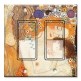 Printed Decora 2 Gang Rocker Style Switch with matching Wall Plate - Klimt: Ages of Women