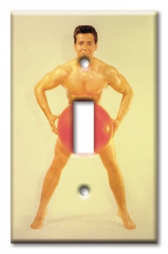 Art Plates - Decorative OVERSIZED Wall Plates & Outlet Covers - Beach Hunk