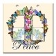 Printed Decora 2 Gang Rocker Style Switch with matching Wall Plate - Holiday Peace