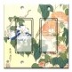 Printed Decora 2 Gang Rocker Style Switch with matching Wall Plate - Hokusai: Convolvulus