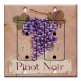 Printed 2 Gang Decora Duplex Receptacle Outlet with matching Wall Plate - Pinot Noir