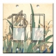 Printed Decora 2 Gang Rocker Style Switch with matching Wall Plate - Hokusai: Irises