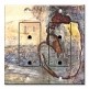 Printed 2 Gang Decora Duplex Receptacle Outlet with matching Wall Plate - Picasso: Blue Nude