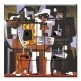 Printed 2 Gang Decora Duplex Receptacle Outlet with matching Wall Plate - Picasso: Three Musicians