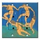 Printed 2 Gang Decora Duplex Receptacle Outlet with matching Wall Plate - Matisse: The Dance
