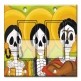 Printed Decora 2 Gang Rocker Style Switch with matching Wall Plate - Trio Las Panchas