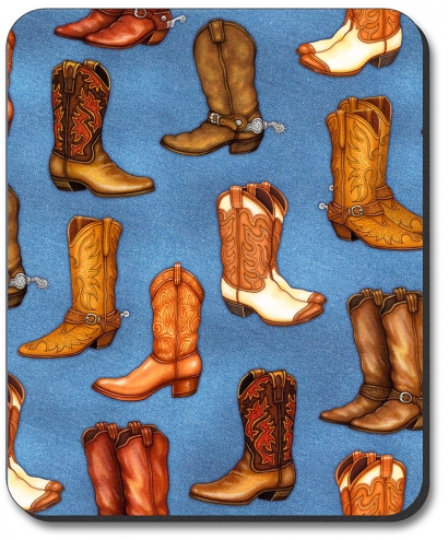 Cowboy Boots - Denim - #612