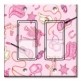 Printed Decora 2 Gang Rocker Style Switch with matching Wall Plate - Cow Girl (Pink) - Image by Dan Morris